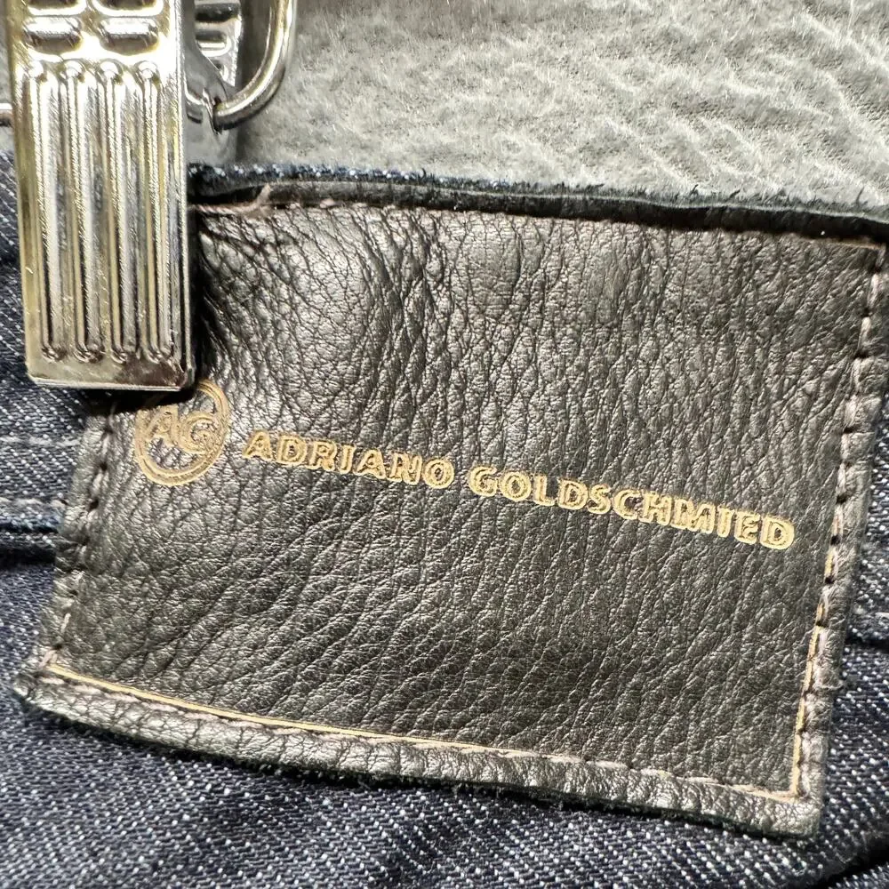 Adriano Goldshmied Jeans Mens 31x34 (32x34 ACTUAL) PROTEGE STRAIGHT Blue Denim‎